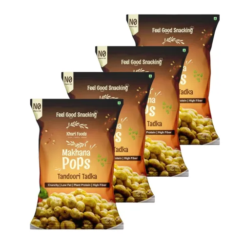 Image of Khari Foods Tandoori Makhana 4 Pack