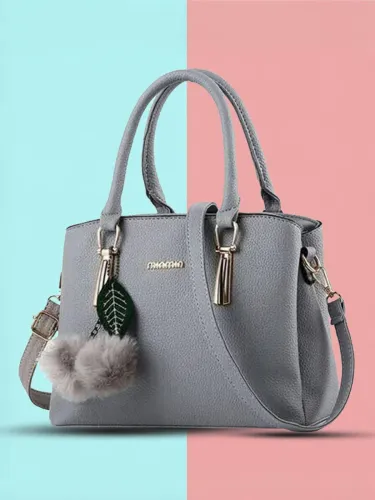 Image of khatushyam collection Women Grey Hand-held Bag