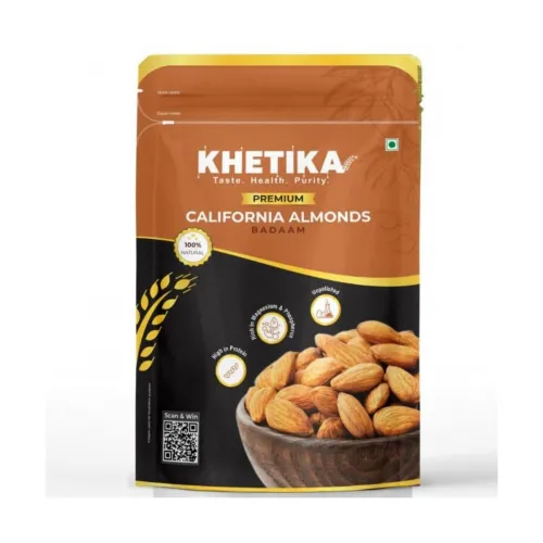 Image of Khetika Premium California Almonds | 200g