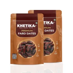 Khetika Premium Fard Dates 400gm, Dry Fruits, Healthy Snacks, Khajoor, Khajur, Dry Fruits, Healthy Snacks, Dates with No