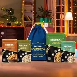 Khetika Premium Royal Mix Dry Fruits Gift Potli 800g
