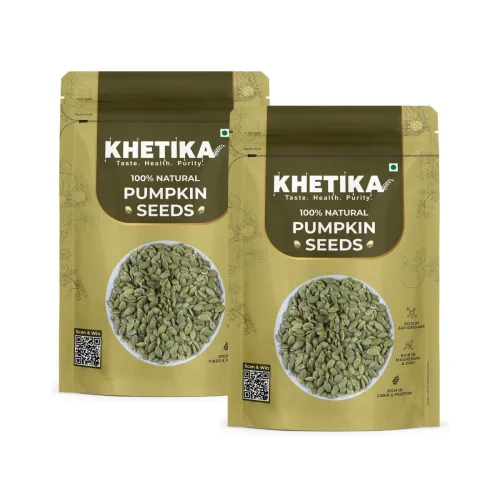 Image of Khetika Raw Pumpkin Seeds 200g Pack of 2