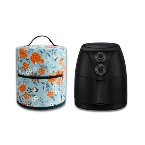 Image of KHOOBREZ Nylon Air Fryers Cover Dust and Waterproof Washable for Kitchen Suits for Major Brand Air Fryers, Attractive De