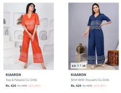 Kiaaron Women Cord Set Upto 87% Off