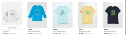 kiabi kids t-shirts up to starting at ₹74