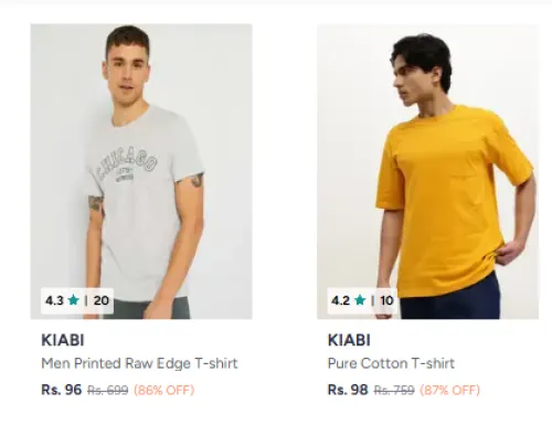 Image of Kiabi Tshirts at minimum 86% Discount