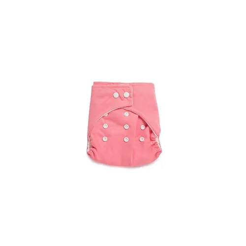 Image of KICKS & CRAWL Pink Reusable and Washable 100% Polyester Cloth Baby Diaper