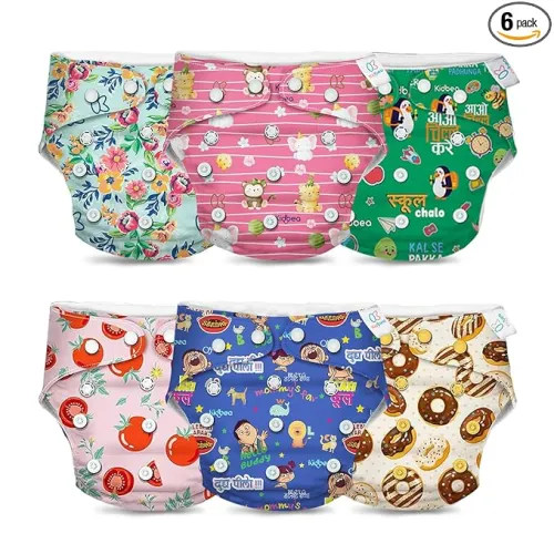 Image of Kidbea Reusable Cloth Diaper 6 Shells 