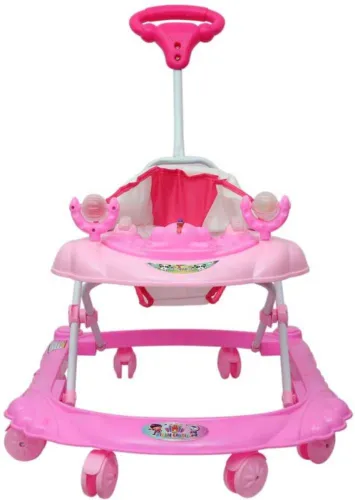 Image of Kiddie Castle Musical 3-in-1 Baby Walker with Parent Rod