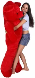 Kiddie Castle Red Teddy Bear - 3 Feet