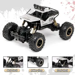 Kiddie Castle 4 Wheel 1:16 Scale Metal Alloy Rock Crawler Remote Control Car 