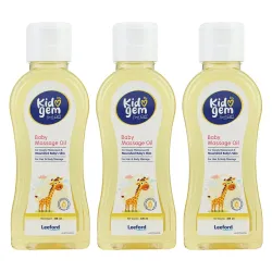 Kidogem Baby Massage Oil 100ml (Pack of 3) - Baby Care With Natural Oils | Soft