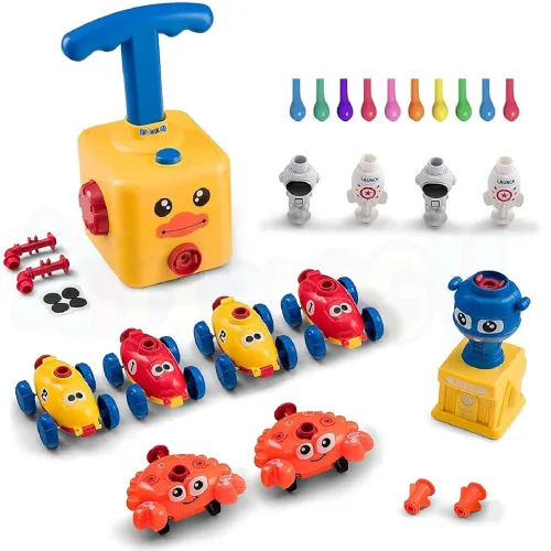 Image of Kidology Balloon Launcher Car Toy Set 