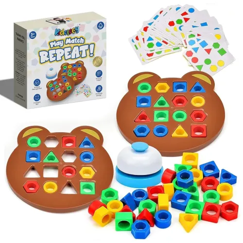 Image of Kidology Geometric Shape and Color Matching Puzzle Game