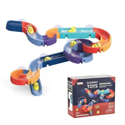 Image of Kidology Small Duck Slide Track Bath Toys