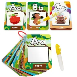 Kidology Water Coloring Cards for Kids | Reusable Mess-Free Educational Learning Toy
