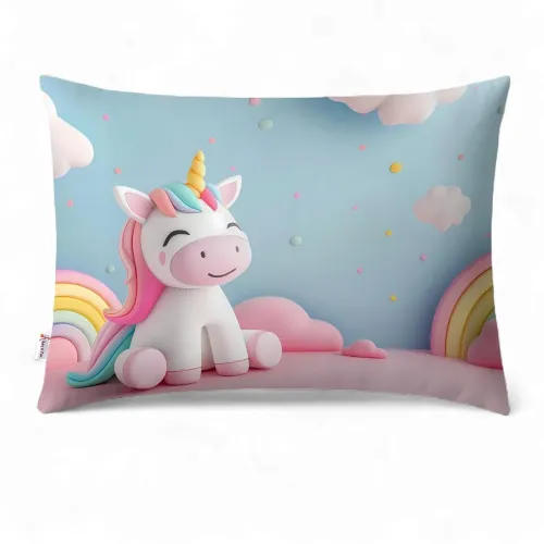 Image of Kids Animal Print Pillow (12x18 inches)