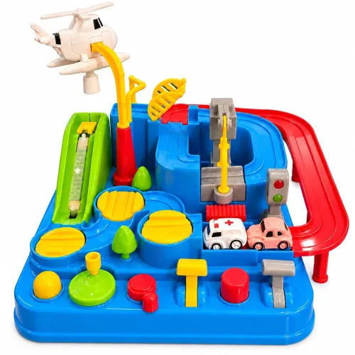 Image of Kids Car Adventure Track Playset