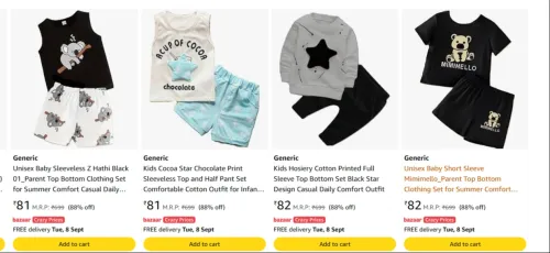 Image of Kids Coord Set from ₹81