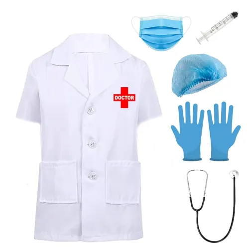 Image of Kids Doctor & Nurse Fancy Dress Costume for Boys & Girls