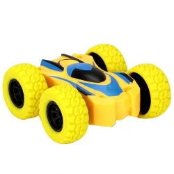Kids Mandi Fun Push and Go Vehicle Monster 3D Tumbling Car | Friction Powered for Imaginative Play | Little Rotating Stu