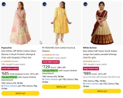 Kids Navratri Ethnic Wear at minimum 51% Discount