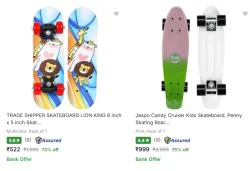 Kids Skateboard Minimum 70% Discount