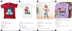 Kids T-shirts upto 88% Discount
