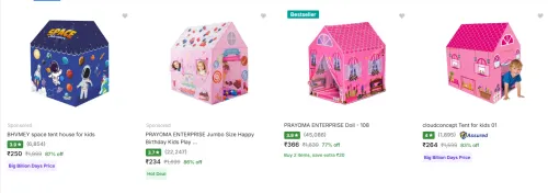 Image of Kids tent house Upto 91% off 