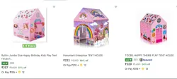 Kids Tent  Starting @ ₹207