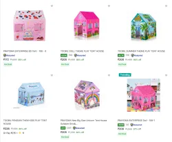 Kids Tents house @ Starting ₹172