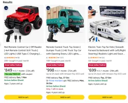 kids toy cars at minimum 61% Discount