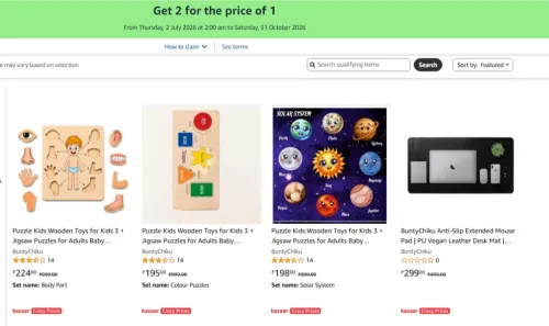 Image of Kid's Toys Get 2 for the price of 1 starting at ₹159