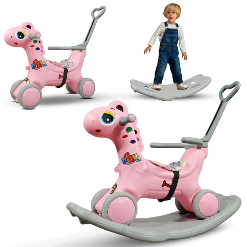 Image of Kidsmate 3-in-1 Push Ride-On and Rocker for Kids 2-5 Years | Ride
