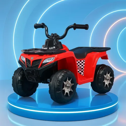Image of Kidsmate ATV Raider Electric Car for Kids | Battery Operated Cars for Kids with 6V Battery, LED Lights Bluetooth