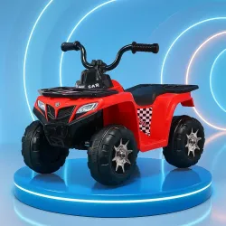 Kidsmate ATV Raider Electric Car for Kids | Battery Operated Cars for Kids with 6V Battery, LED Lights Bluetooth