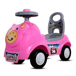 Kidsmate Bunny Ride On for Kids | Baby Car Features Music, Horn, Backrest, Safety Guard, & Storage | Toy Car for Kids En