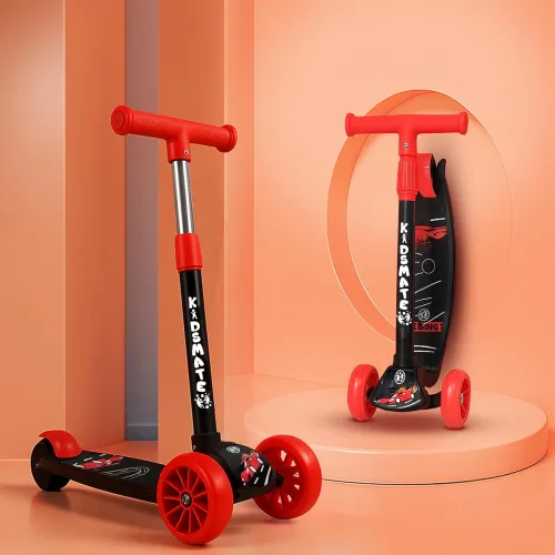 Image of Kidsmate Cruiser Kick Scooter for Kids with Broad Wheels | 3-Wheel Skate Scooter for Boys & Girls of Ages 2-12 Years |