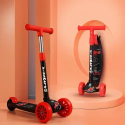 Kidsmate Cruiser Kick Scooter for Kids with Broad Wheels | 3-Wheel Skate Scooter for Boys & Girls of Ages 2-12 Years | 5