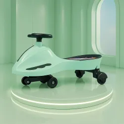 Kidsmate Drift Swing Car for Kids - Ride-On Toy with PU Wheels, Non-Slip Pedals, and 360° Rotating Steering for Easy Nav