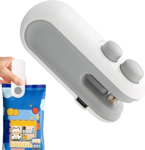 Image of KIDWILL Portable Mini Sealing Machine 2 in 1 USB Rechargeable 