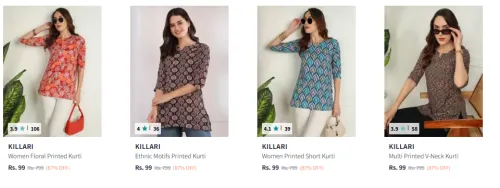 Image of KILLARI Women's Kurtis Starting @99