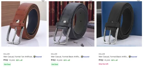 Image of Killer Belts Starting @ ₹152