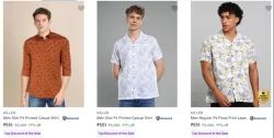 KILLER Casual Shirts at minimum 70% Discount