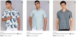 Killer Casual Shirts Minimum 73% Dicount