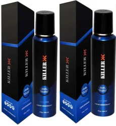 KILLER Cyclone (300ml) Deodorant Spray - For Men & Women (300 ml, Pack of 2)