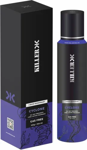 Image of KILLER Cyclone No Gas Deodorant Spray, 150ml