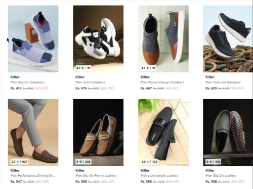 Image of Killer Flat & Casual Shoes For Men at minimum 84% Discount
