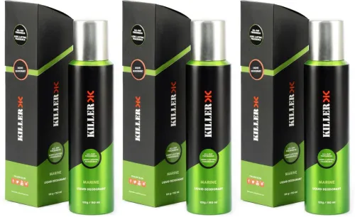 Image of KILLER MARINE Deodorant Spray - For Men  (450 ml, Pack of 3)