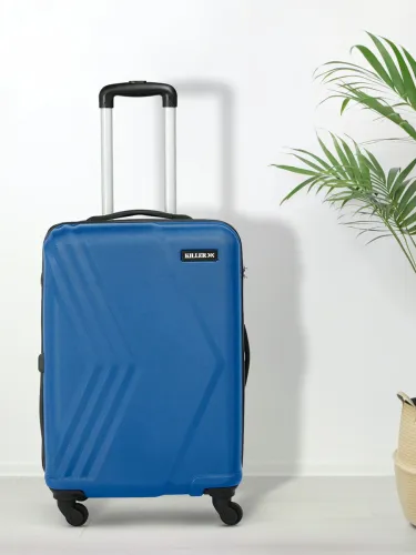 Image of KILLER Medium Check-in Suitcase (63 cm) 4 Wheels - Arrow - Blue